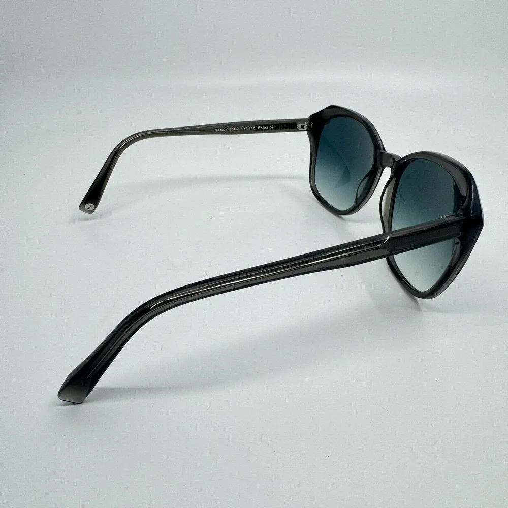 Warby Parker‎ Sunglasses Frame Only Nancy 906 Transparent Gray Oversized H10006